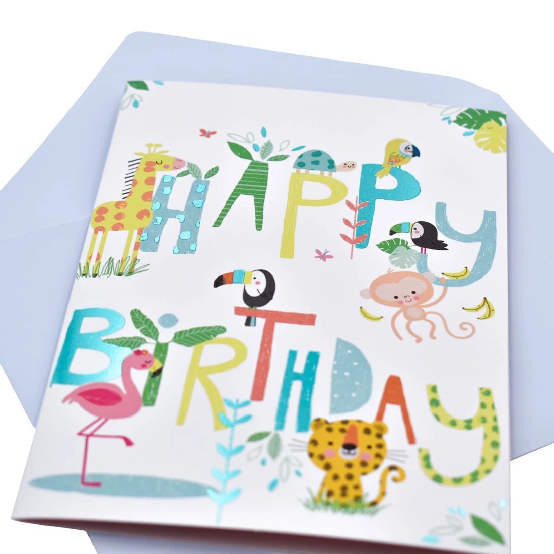 3 Hallmark Birthday Card - Animal Jungle, 3 of 3
