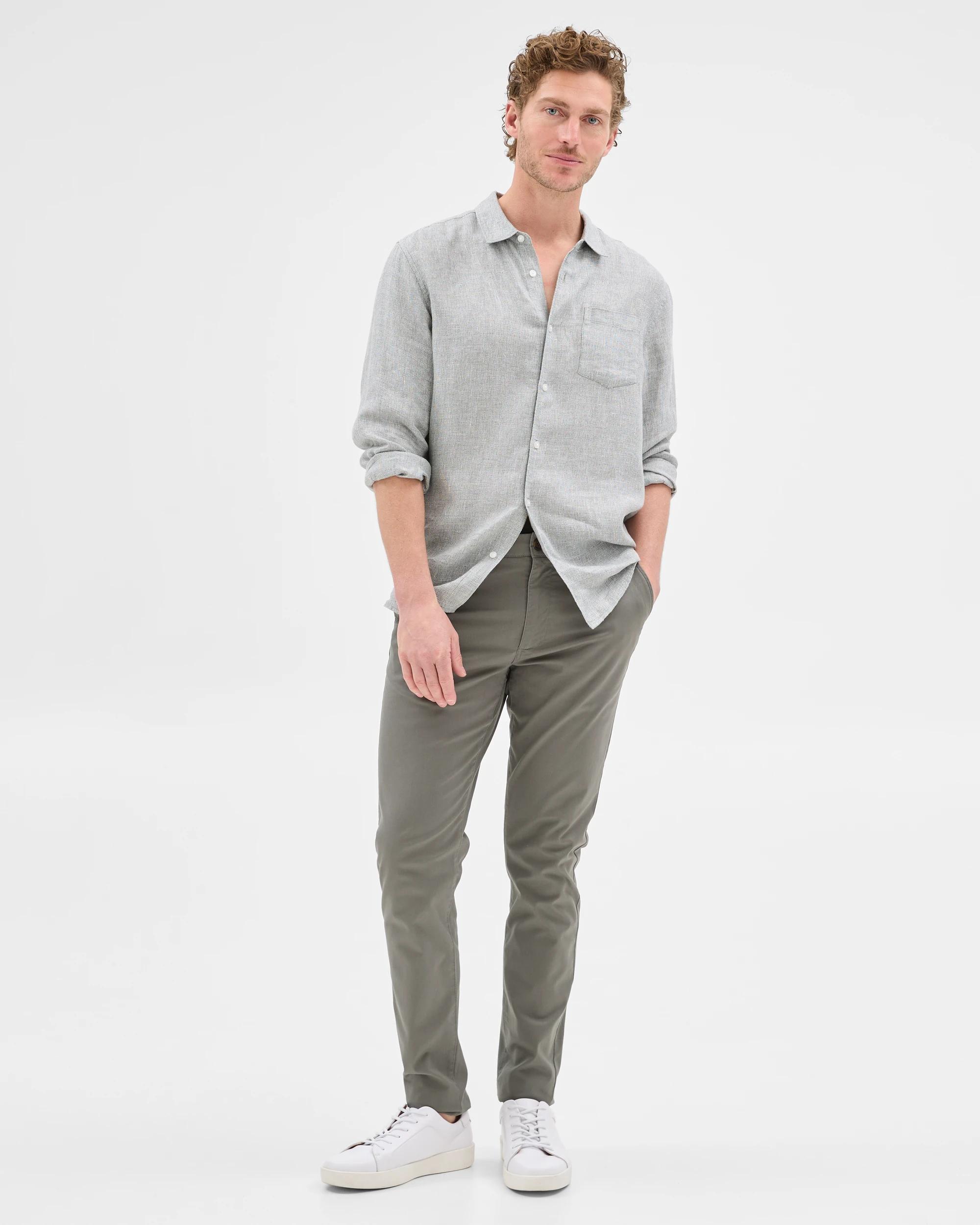 1 Target Australian Cotton Slim Chino Pants GUNMETAL, 1 of 7