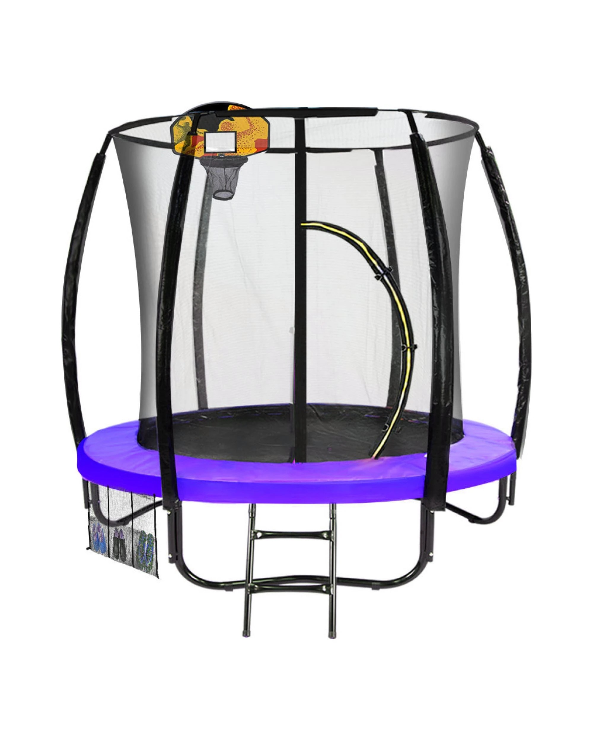 1 Kahuna Classic 6 ft Trampoline with Basketball Set - Green, 1 of 8