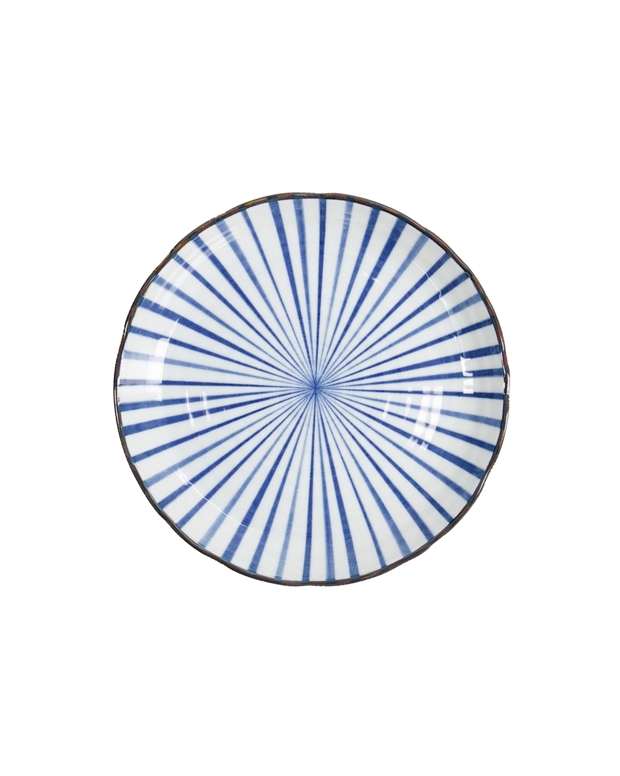 1 Tokyo Design Natsu Tokusa Plate 25cm Porcelain Microwave Dishwasher Safe - Blue, 1 of 1