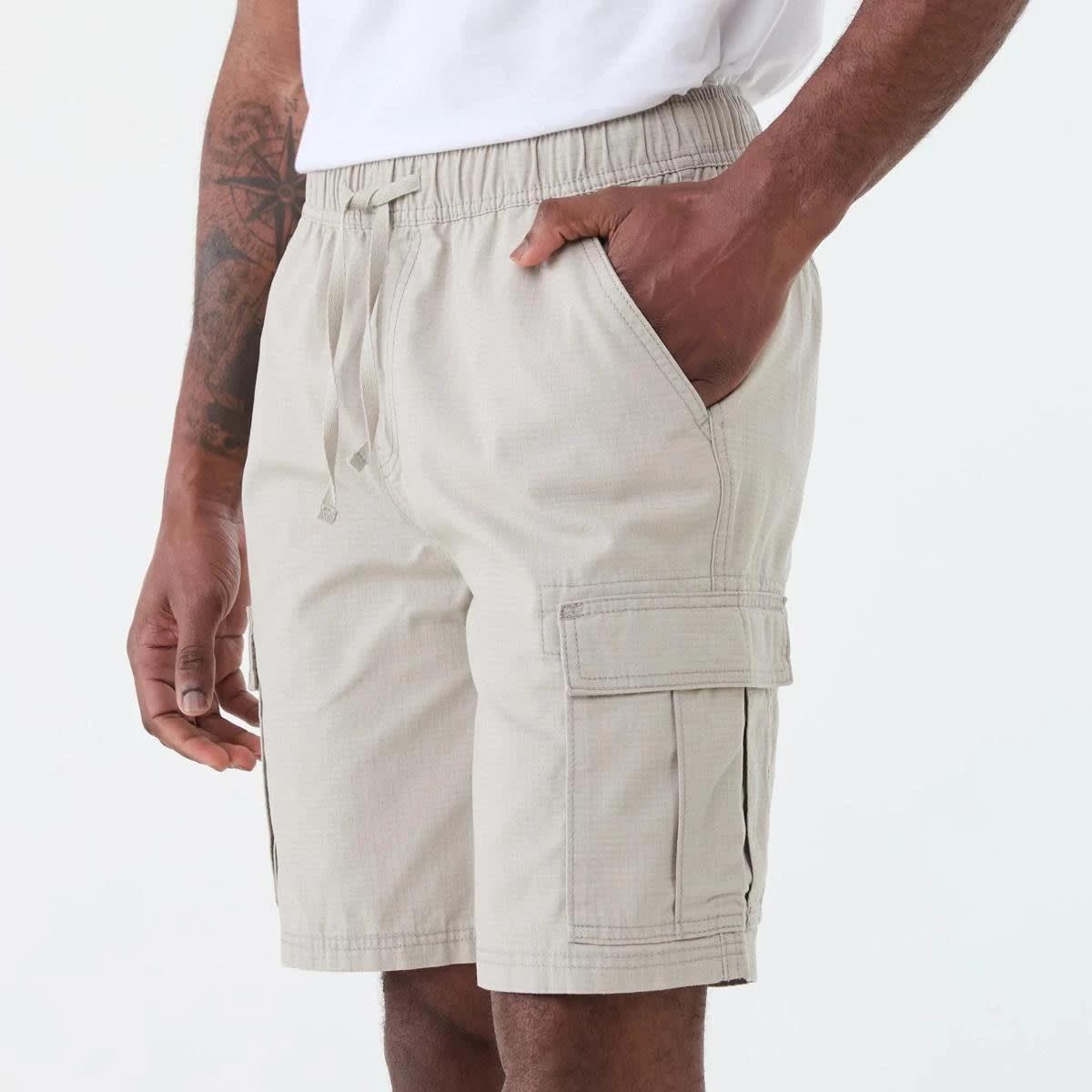 2 Textured Cargo Shorts SPACE DUST, 2 of 6
