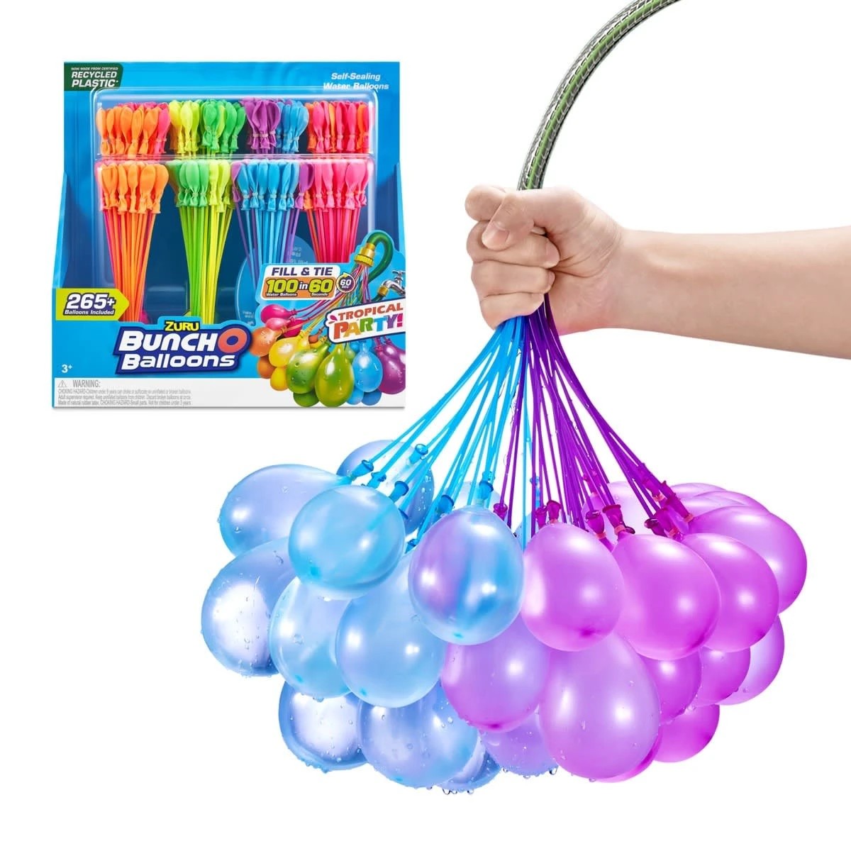 2 12 Pack Zuru Bunch O Balloons Tropical Party! Self-Sealing Water Balloons, 2 of 9