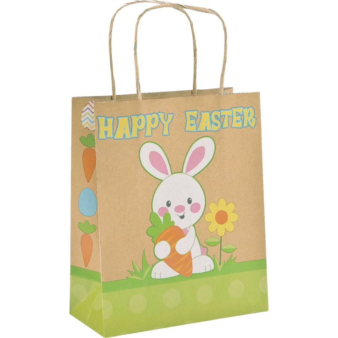 1 Oriental Trading Happy Easter Kraft Gift Bags Pack of 12, 1 of 2