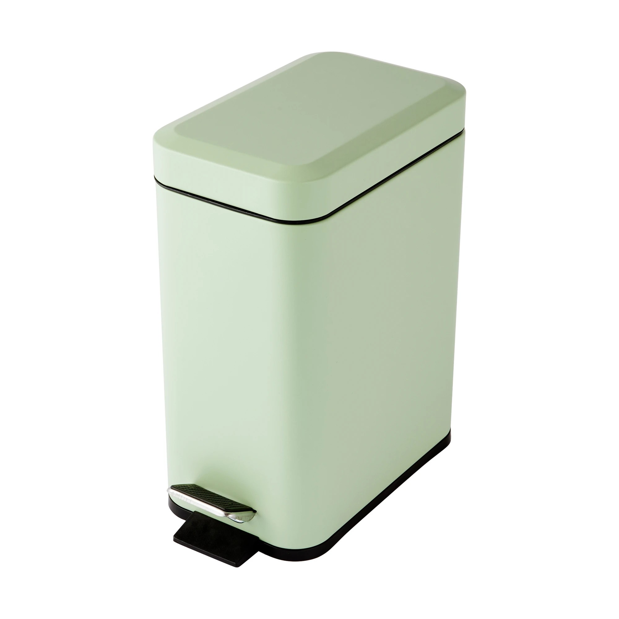 1 5L Slim Line Bin - Sage, 1 of 6