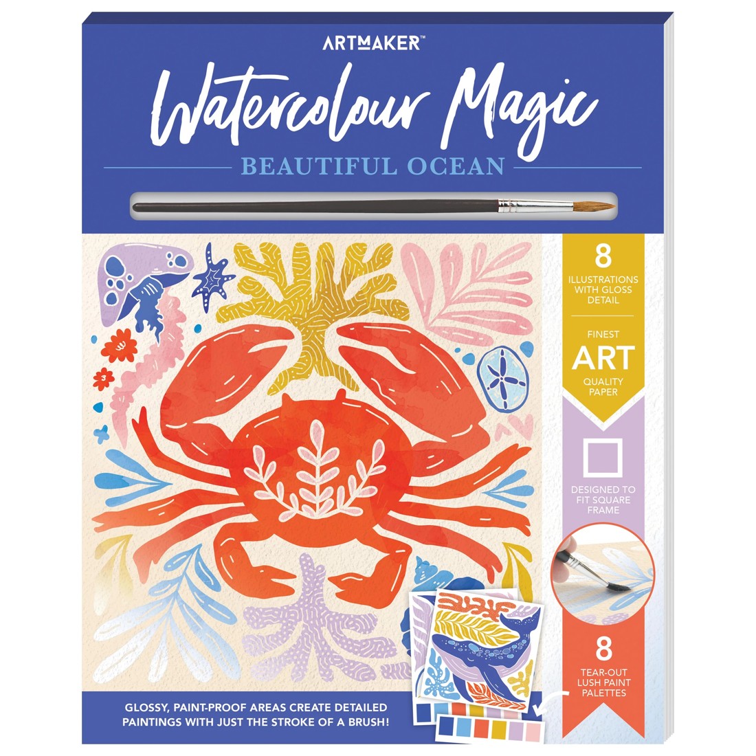 1 Art Maker Watercolour Magic: Beautiful Ocean, 1 of 6