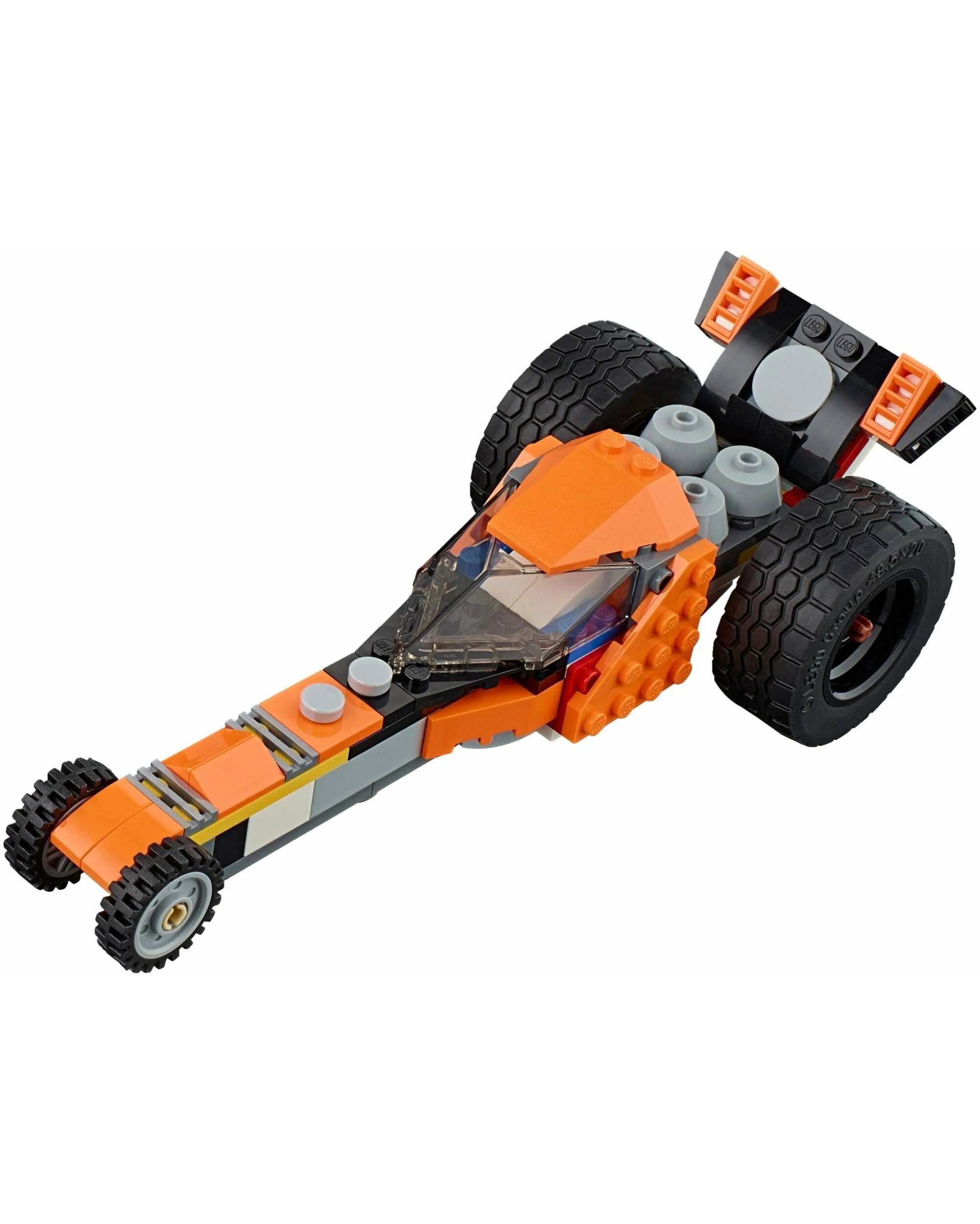 5 LEGO 31059 3-in-1 Sunset Street Bike, Road Bike & Dragster, 5 of 5