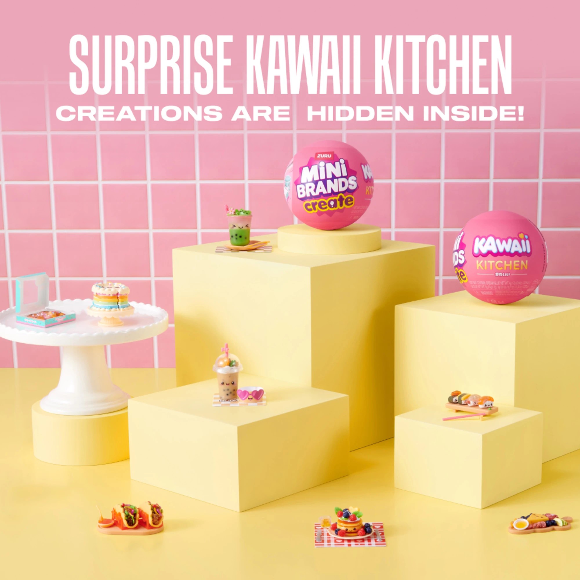 3 Zuru Mini Brands Create Kawaii Kitchen Capsule Series 1 - Assorted, 3 of 10