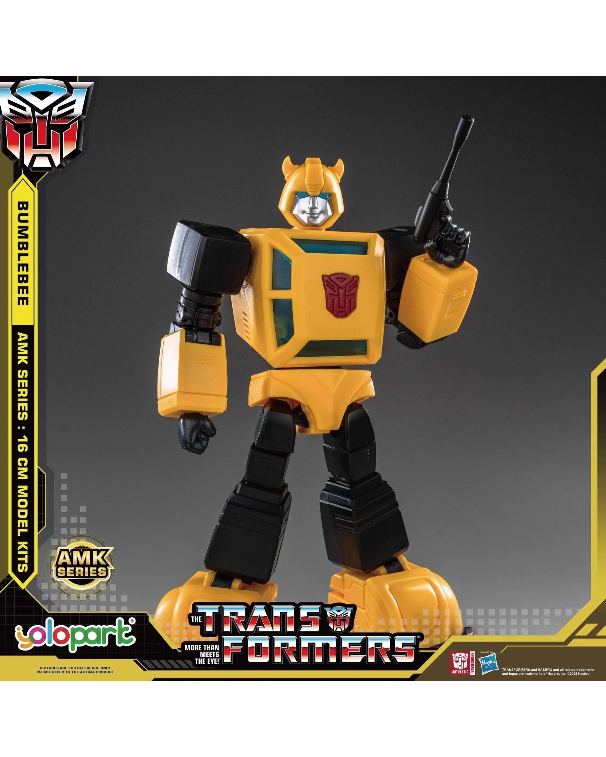 5 Yolopark Transformers Generation One: Bumblebee AMK Series 16cm Advance Model Kit, 5 of 9