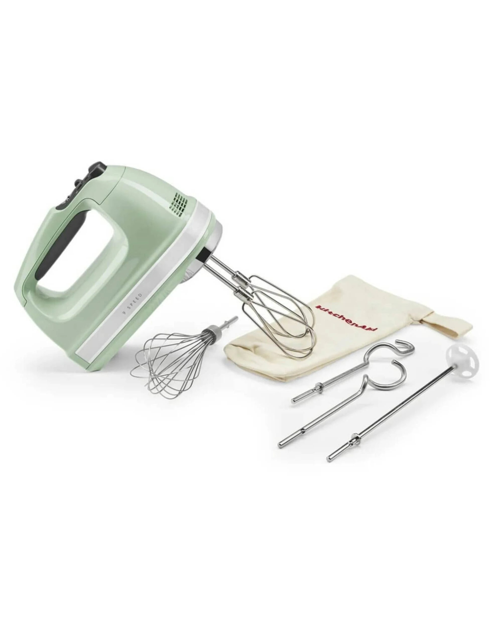4 KitchenAid Artisan 9 Speed Hand Mixer Pistachio, 4 of 5