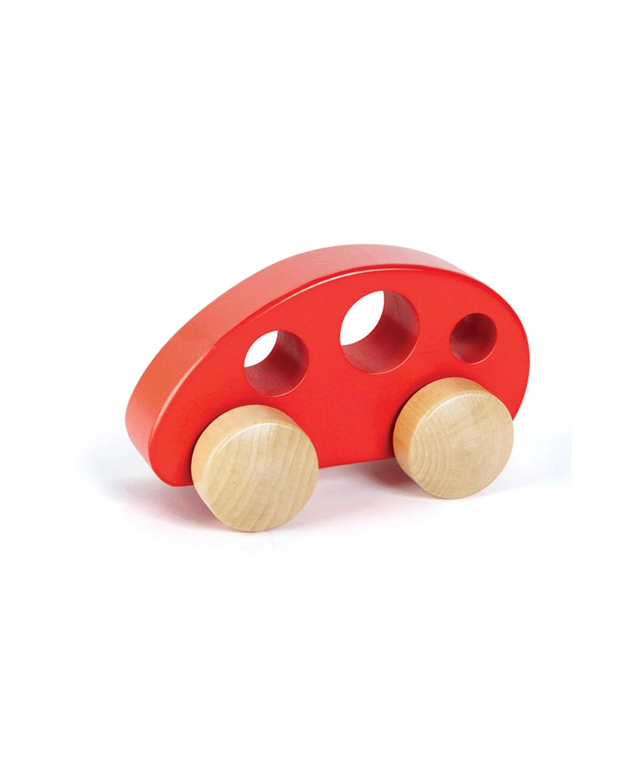1 Hape Mini Van Wooden Toy Vehicle 12.4x7.2x6.4cm Kids - Red, 1 of 3