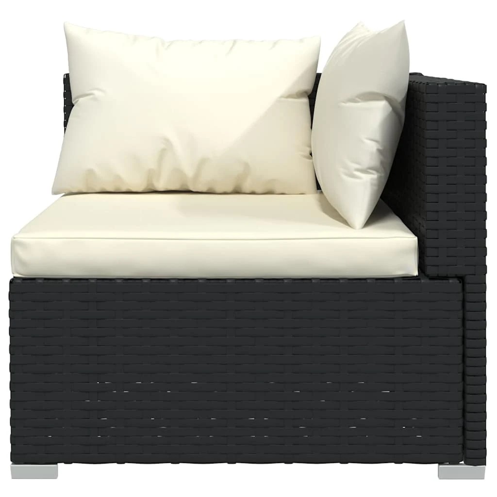 vidaXL Garden lounge set Modular - Black - Kmart