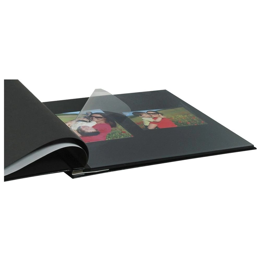 2 NCL Self Adhesive Jumbo Album Plain Black, 2 of 8