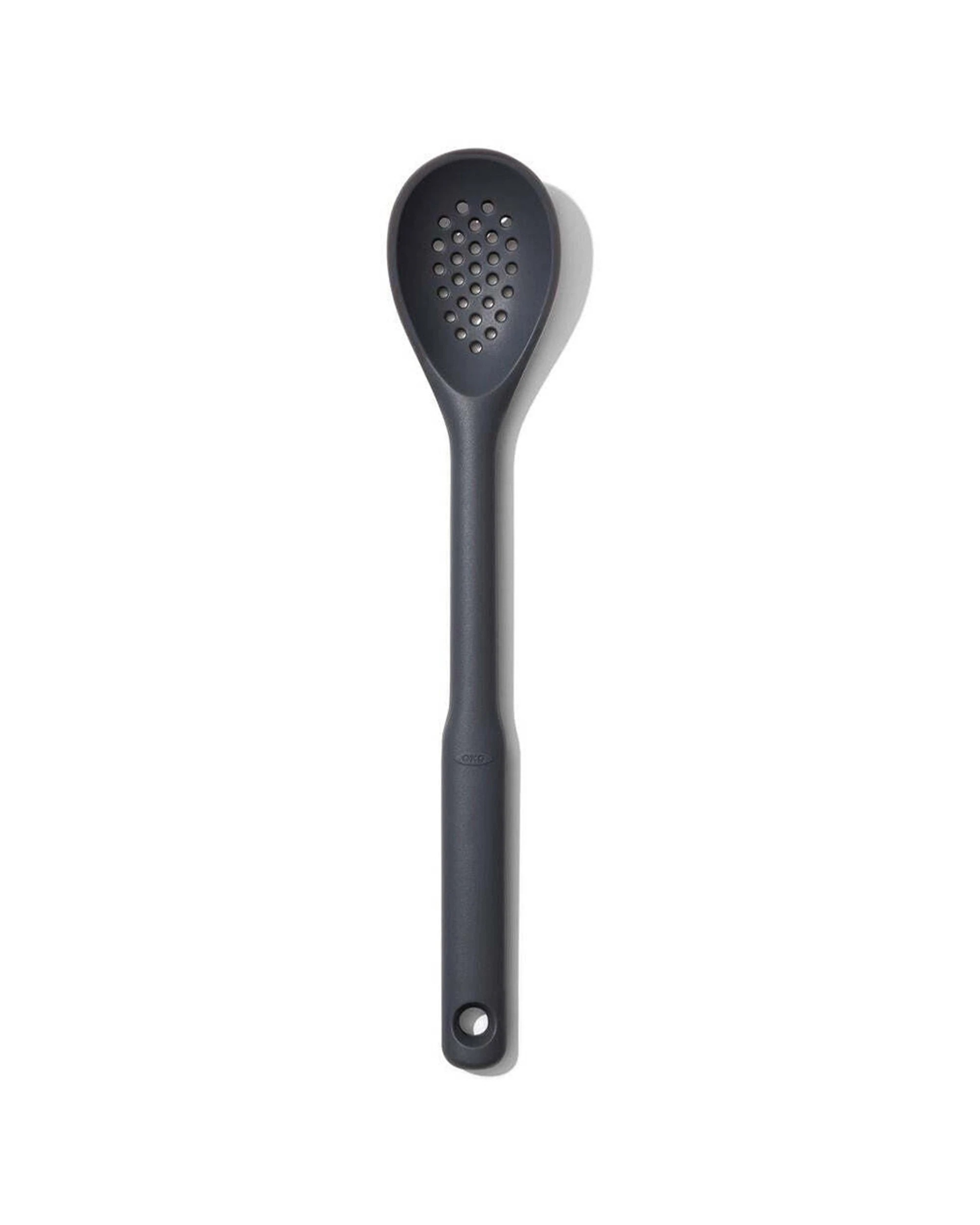 1 Oxo Good Grips Silicone Slotted Spoon Cooking Utensil Heat Resistant - Black, 1 of 1