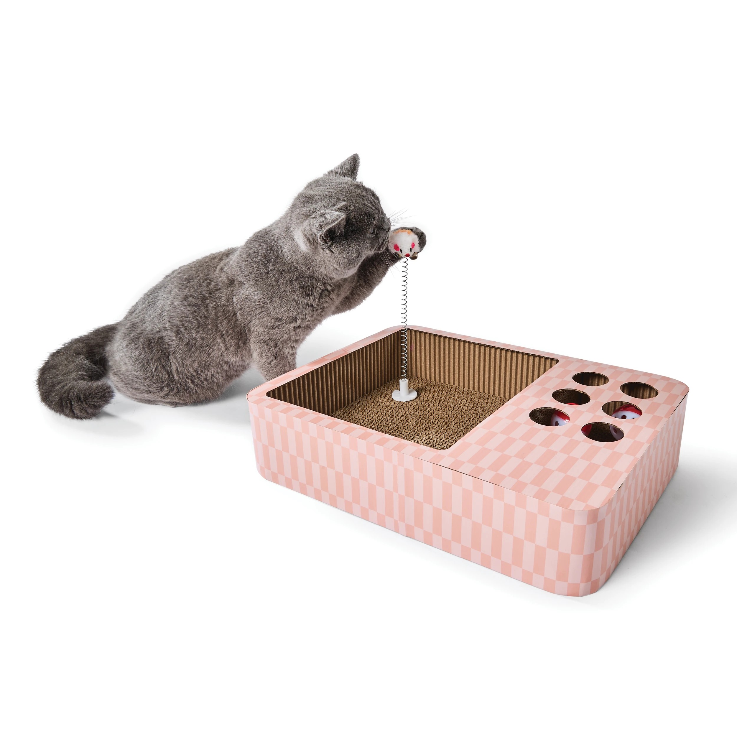 1 Cat Scratcher with Teaser, 1 of 8