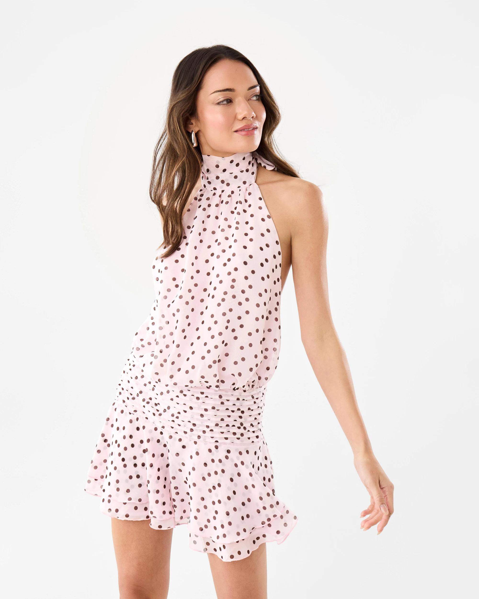 1 Sleeveless Flutter Mini Dress Ballet Spt, 1 of 10