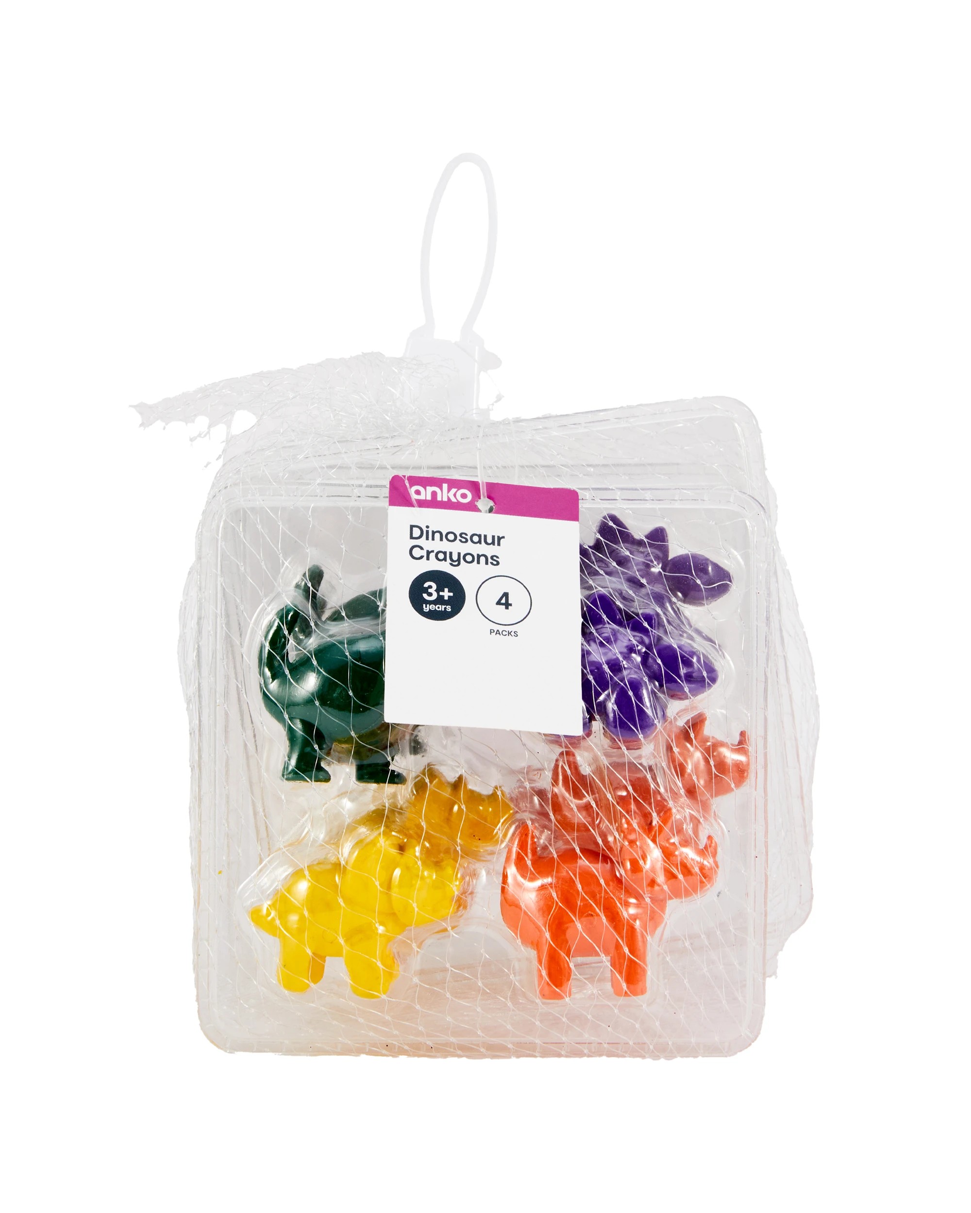 6 4 Pack Dinosaur Crayons, 6 of 6