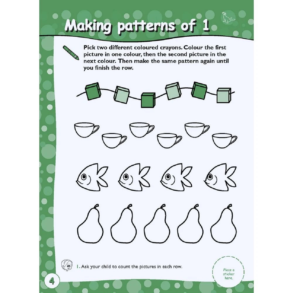 4 Excel Early Skills Maths Book 2 Numbers to 5, 4 of 4