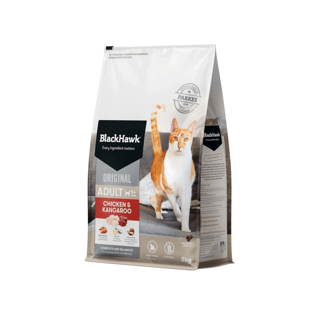 4 Black Hawk Cat Chicken Kangaroo 8kg, 4 of 4