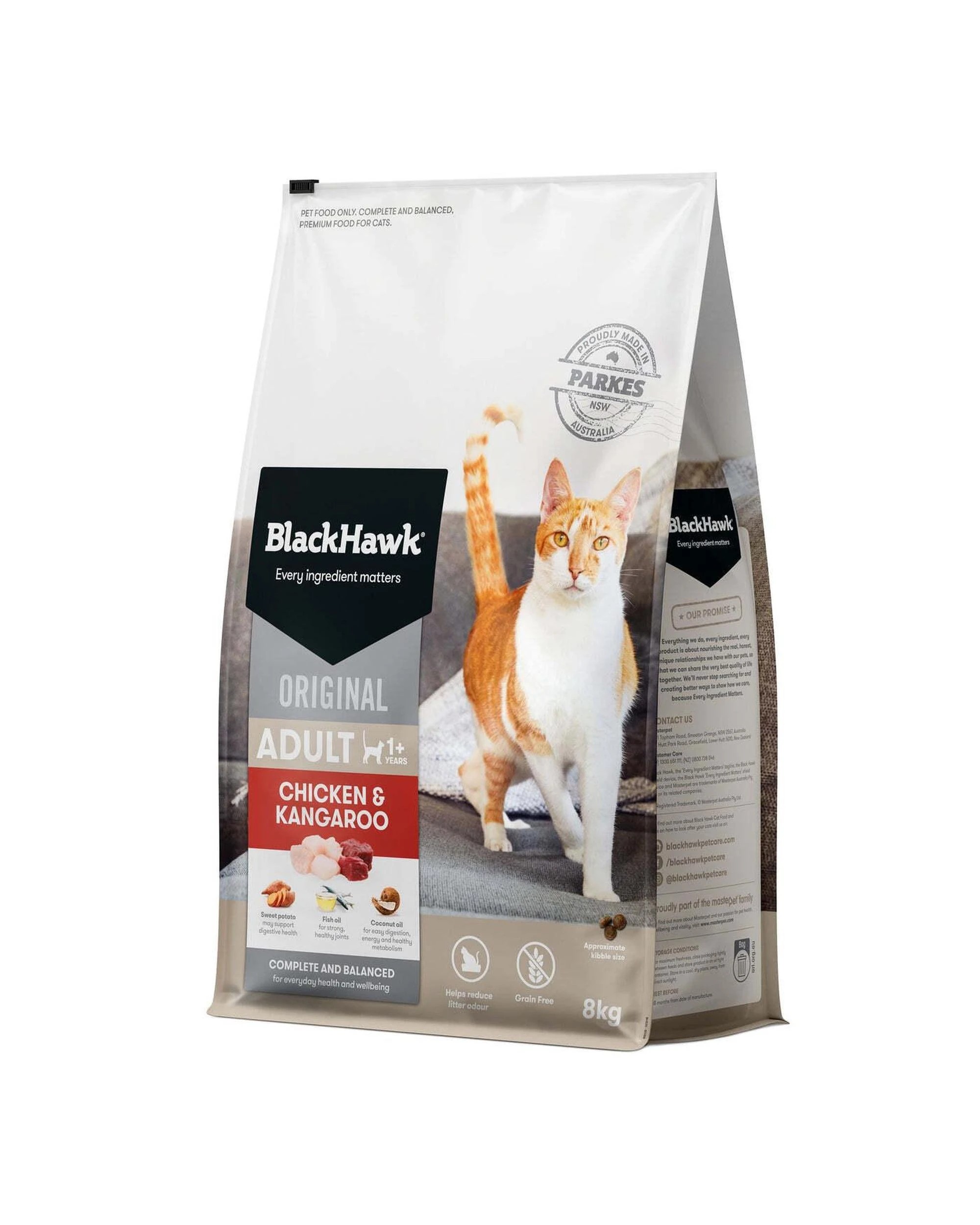 4 Black Hawk Cat Chicken Kangaroo 8kg, 4 of 4