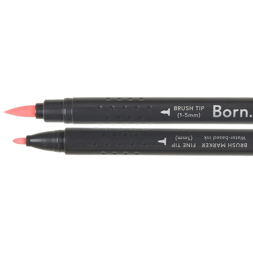 2 Born Professional Brush Dual-Tip Marker Porcelain R040, 2 of 4