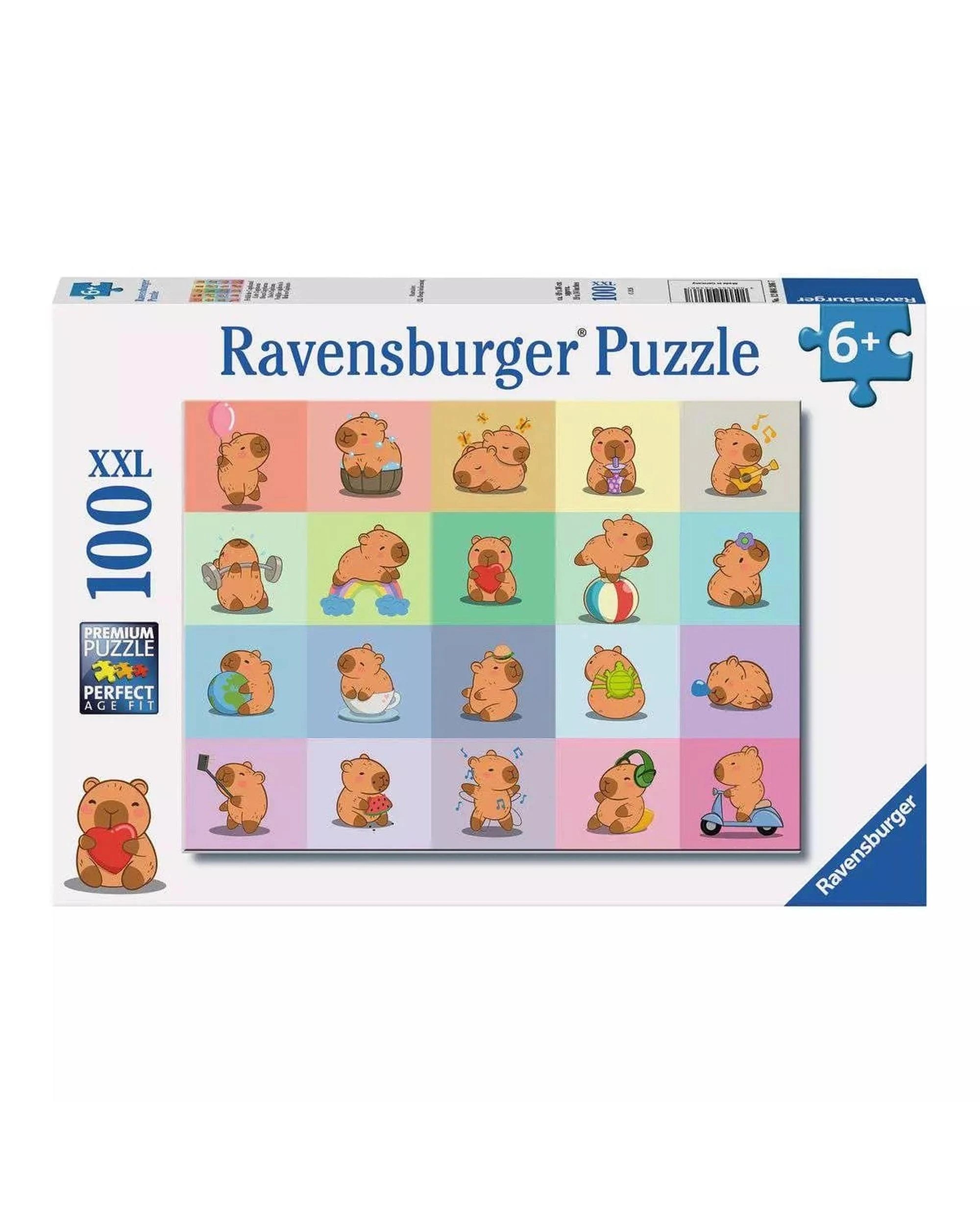 1 Ravensburger Capybara XXL 100 Piece Jigsaw Puzzle, 1 of 3