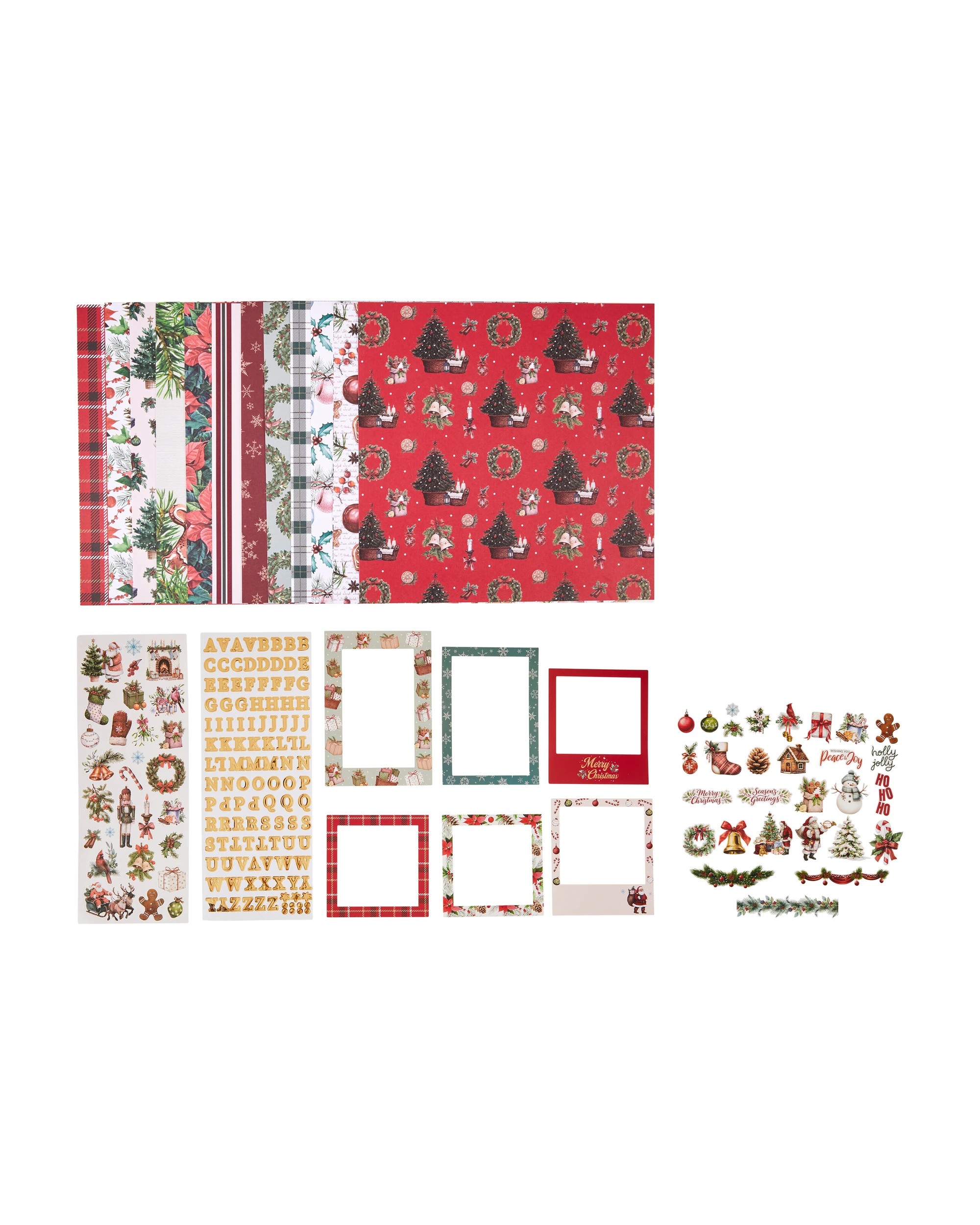 Christmas Paper Crafting Kit - Kmart