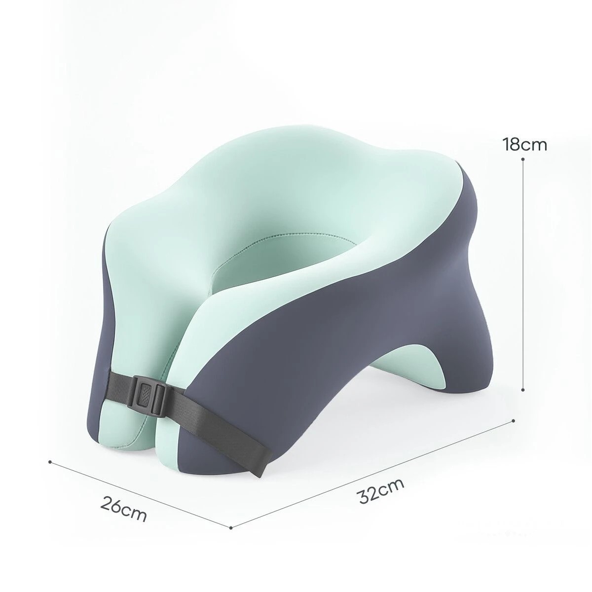 2 LUXDREAM U Shape Memory Foam Neck Pillow Travel Nap 360Degree, 2 of 3
