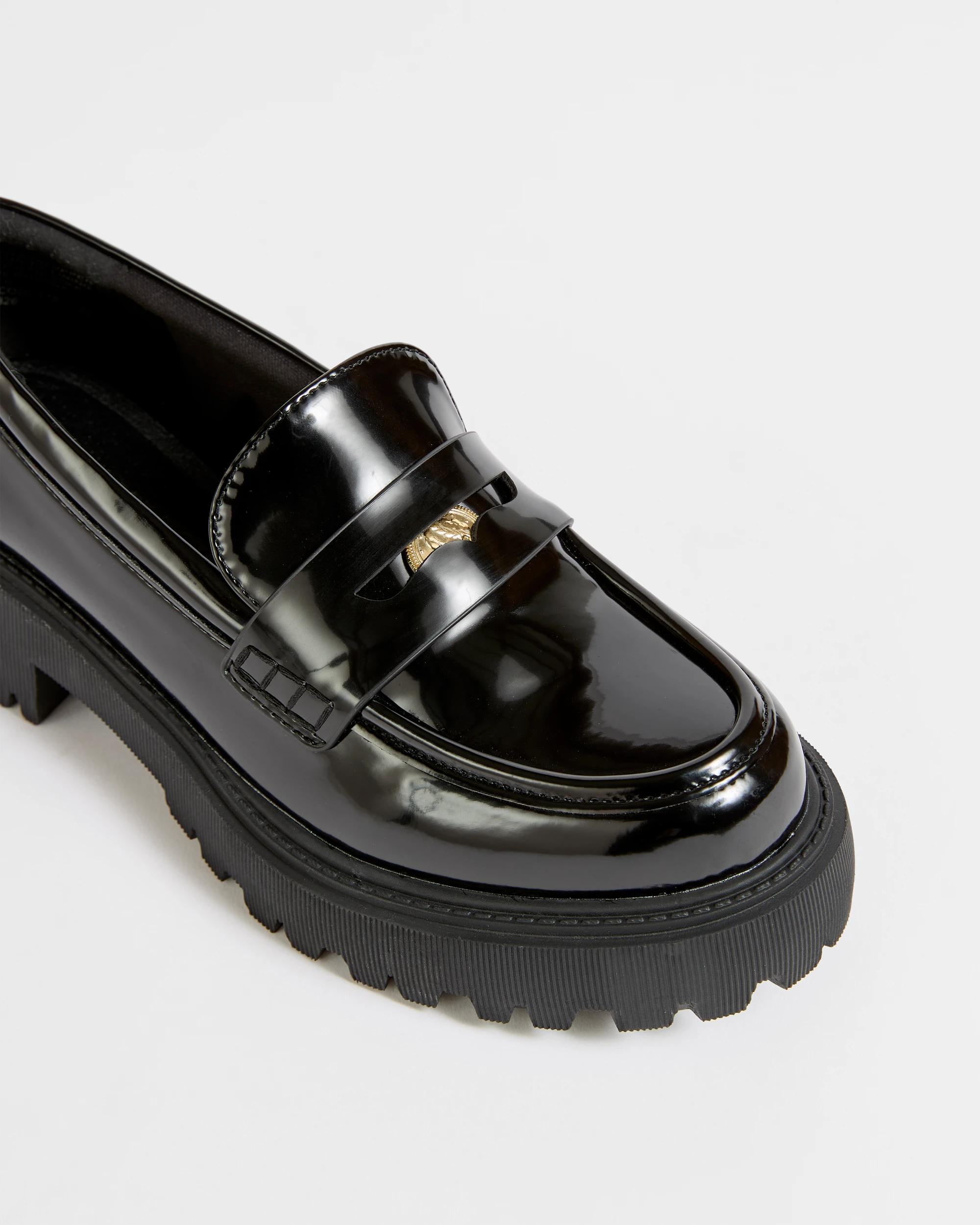 3 Target Woman Coin Chunky Loafer - Lenny BLACK, 3 of 3