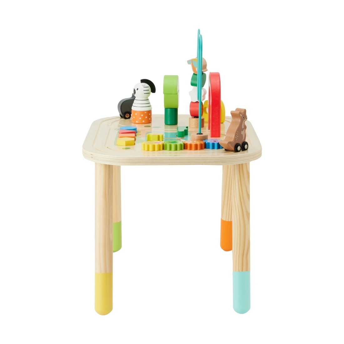 4 Wooden Play: Wooden Activity Table, 4 of 10