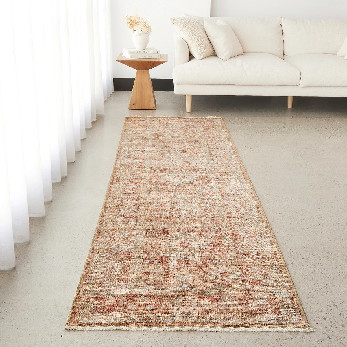 1 Common Ground Rugs Heirloom 03 285x80cm - Medium Runner Power Loomed Rug - Brown, 1 of 7