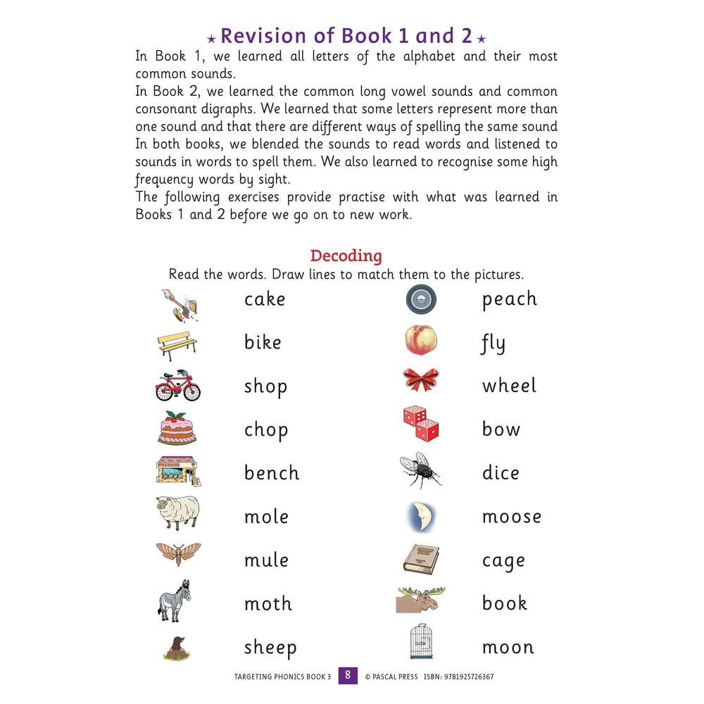 3 Targeting Phonics Book 3, 3 of 8