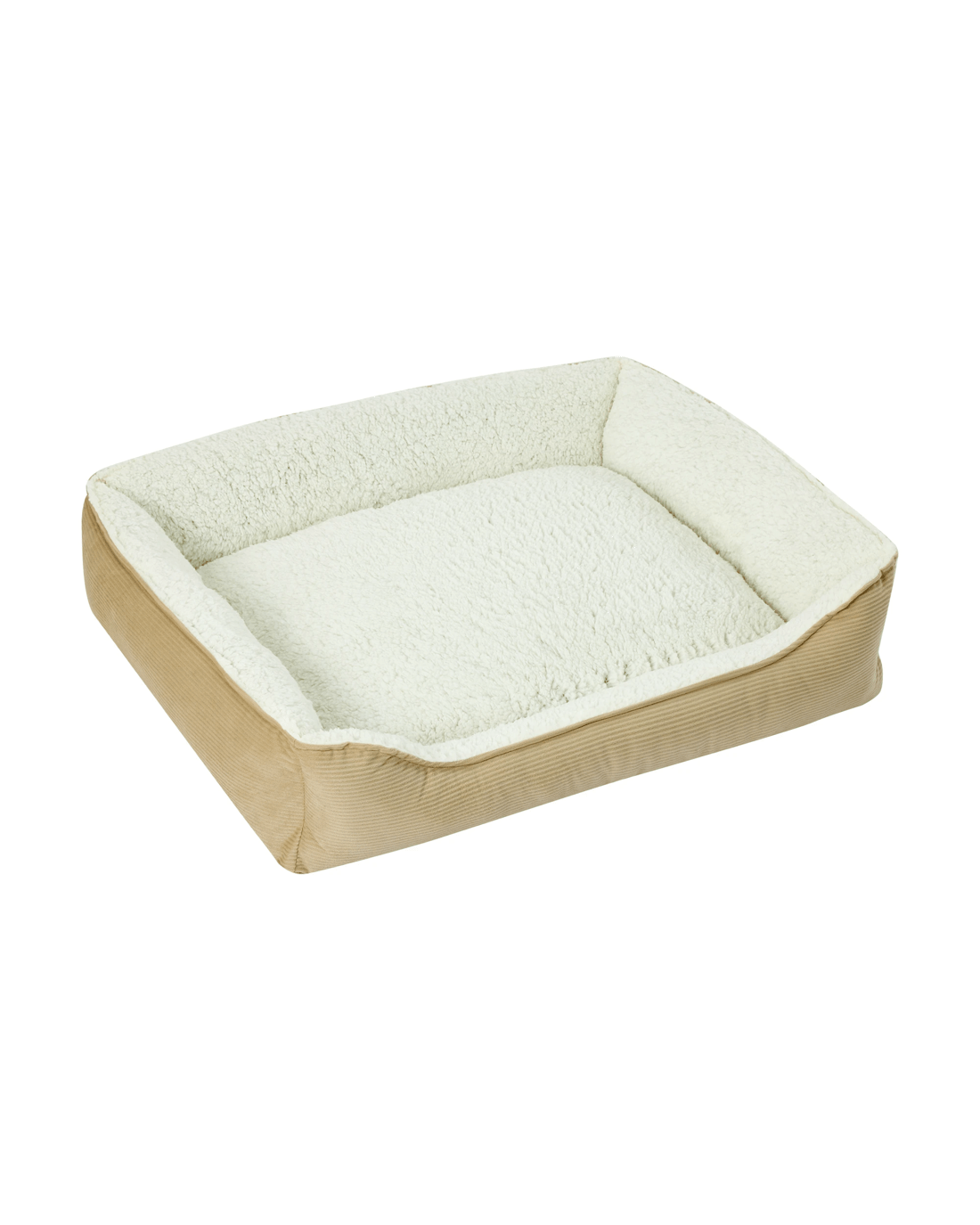 4 Pet Bed Lounge Corduroy - Large, Beige, 4 of 8