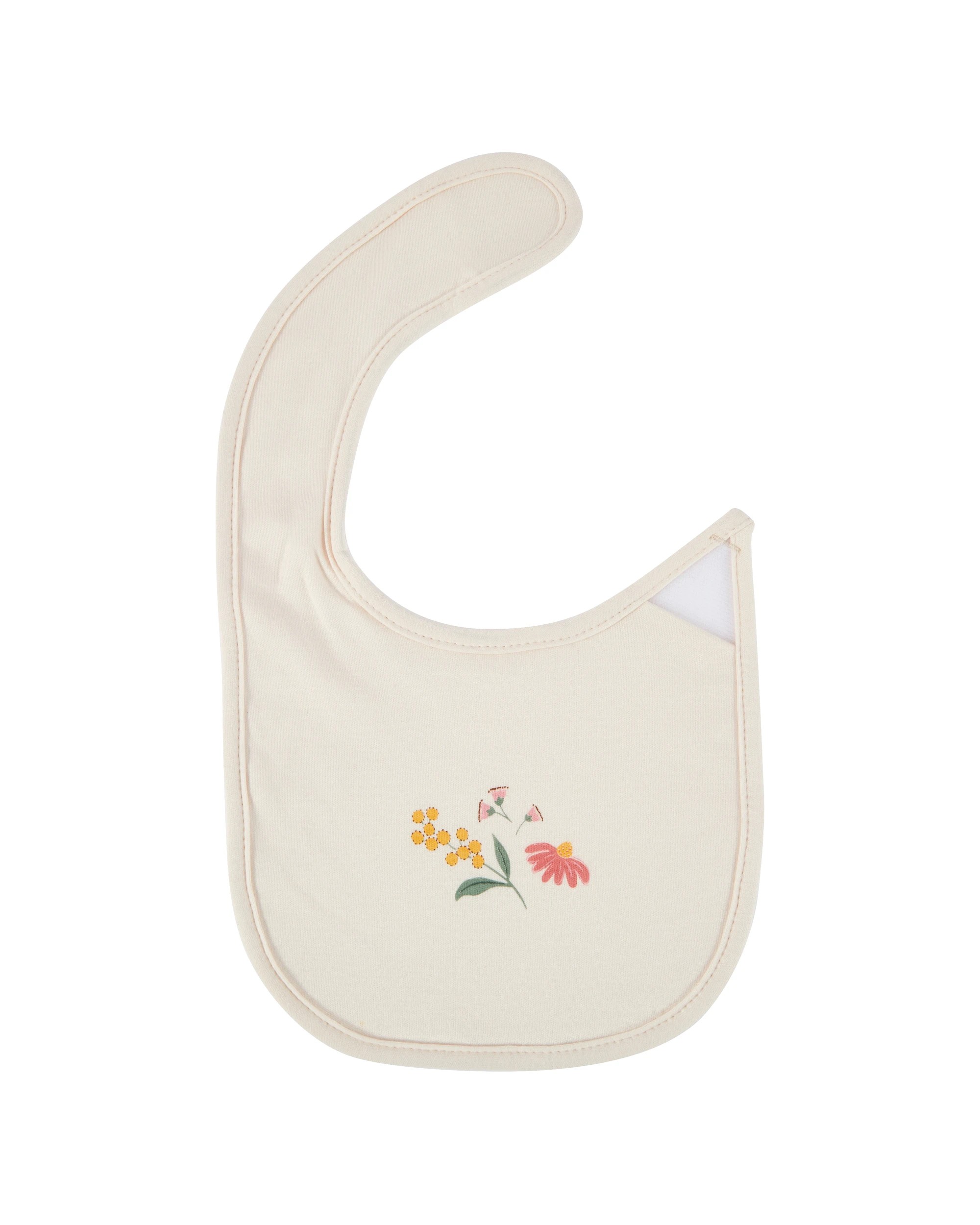3 3 Pack Organic Cotton Bibs - Flora, 3 of 5