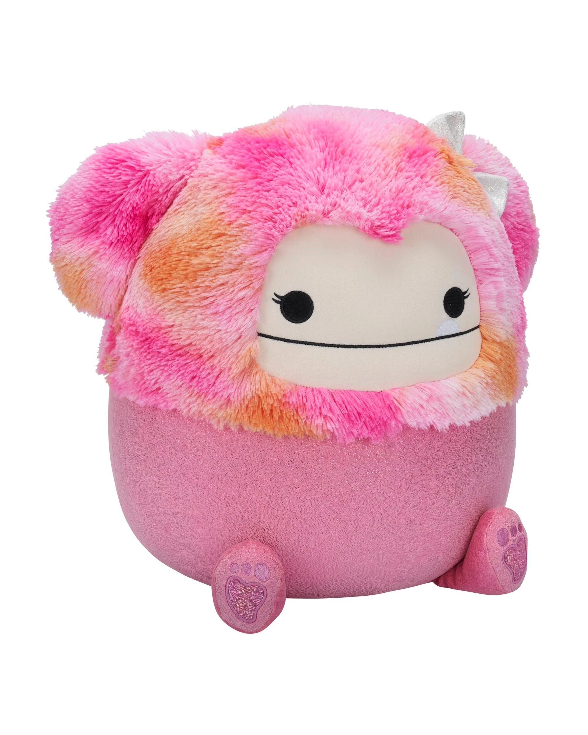 4 Squishmallows Caparinne the Hot Pink Bigfoot 16 inch Plush, 4 of 5