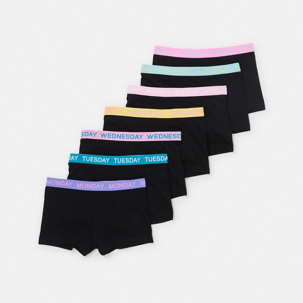 1 7 Pack Shorties Black 24, 1 of 10