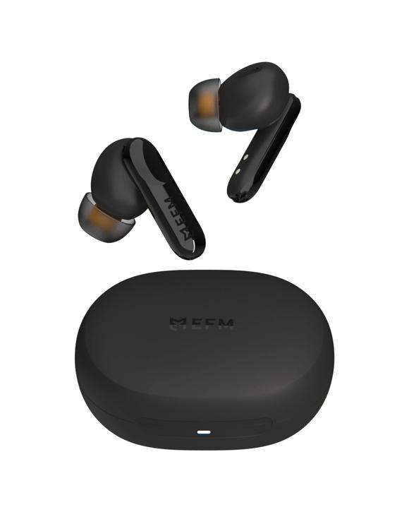 EFM Chicago TWS In-Ear Wireless Earbuds ANC Earbuds Wireless Charging Case - Black