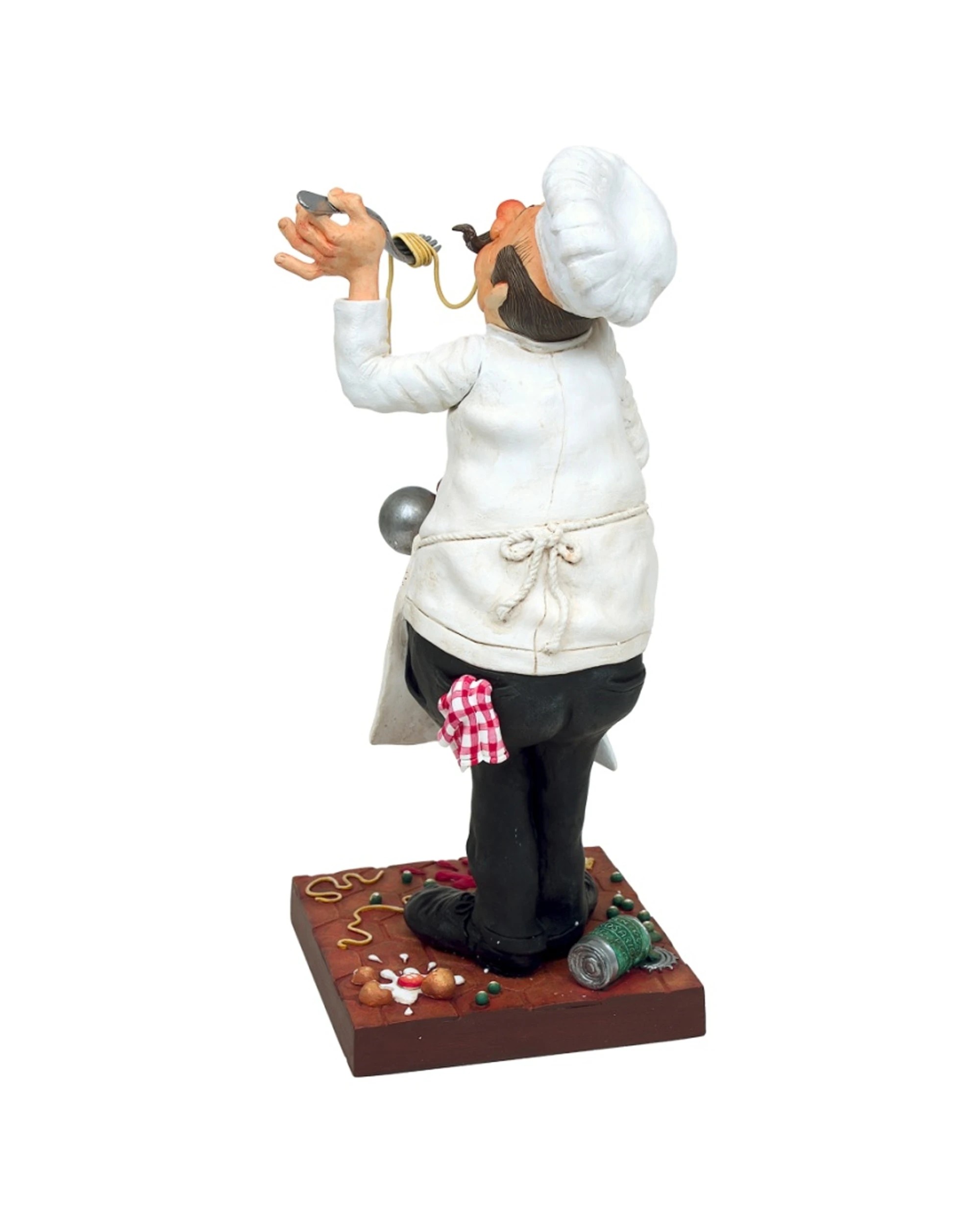 3 The Comic Art of Guillermo Forchino Half Size Cook Figurine - Multi, 3 of 4