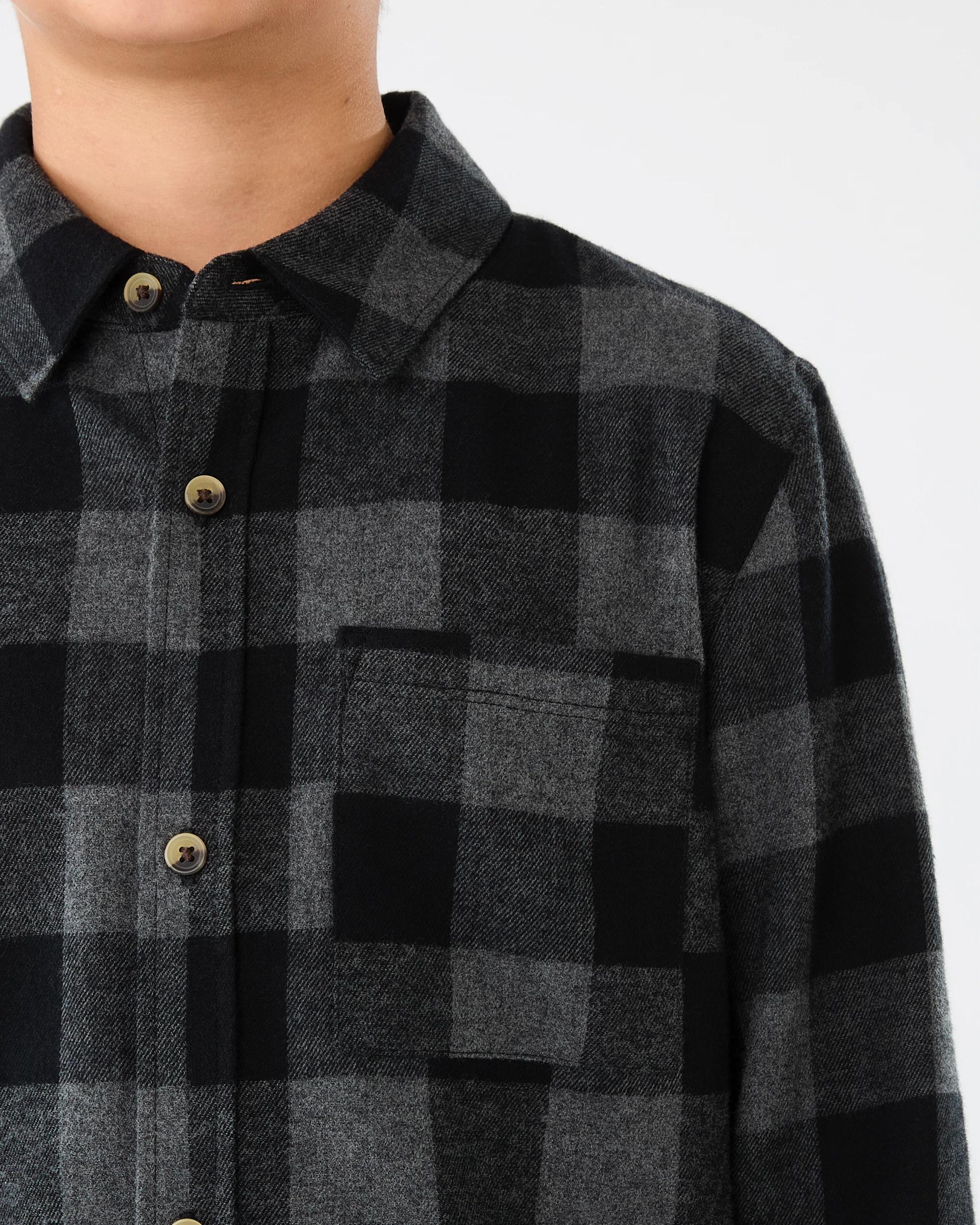 5 Brushed Check Shirt Char Check, 5 of 7
