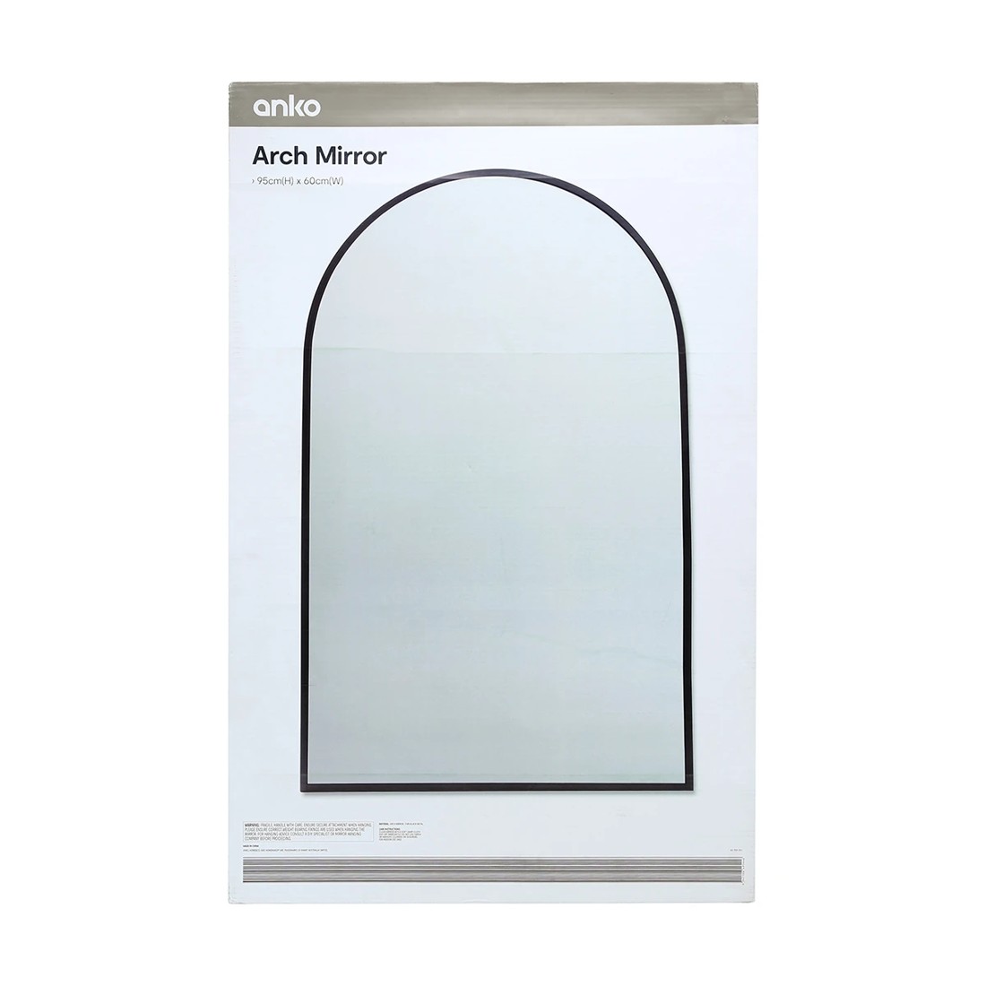 7 Arch Mirror - 95cm x 60cm, 7 of 7