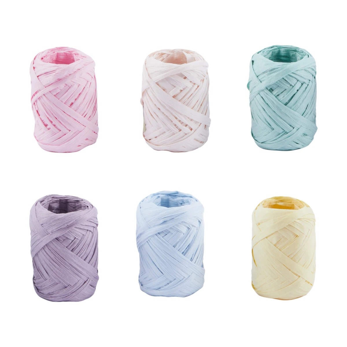 1 6 Piece Paper Ribbons - Pastel, 1 of 4