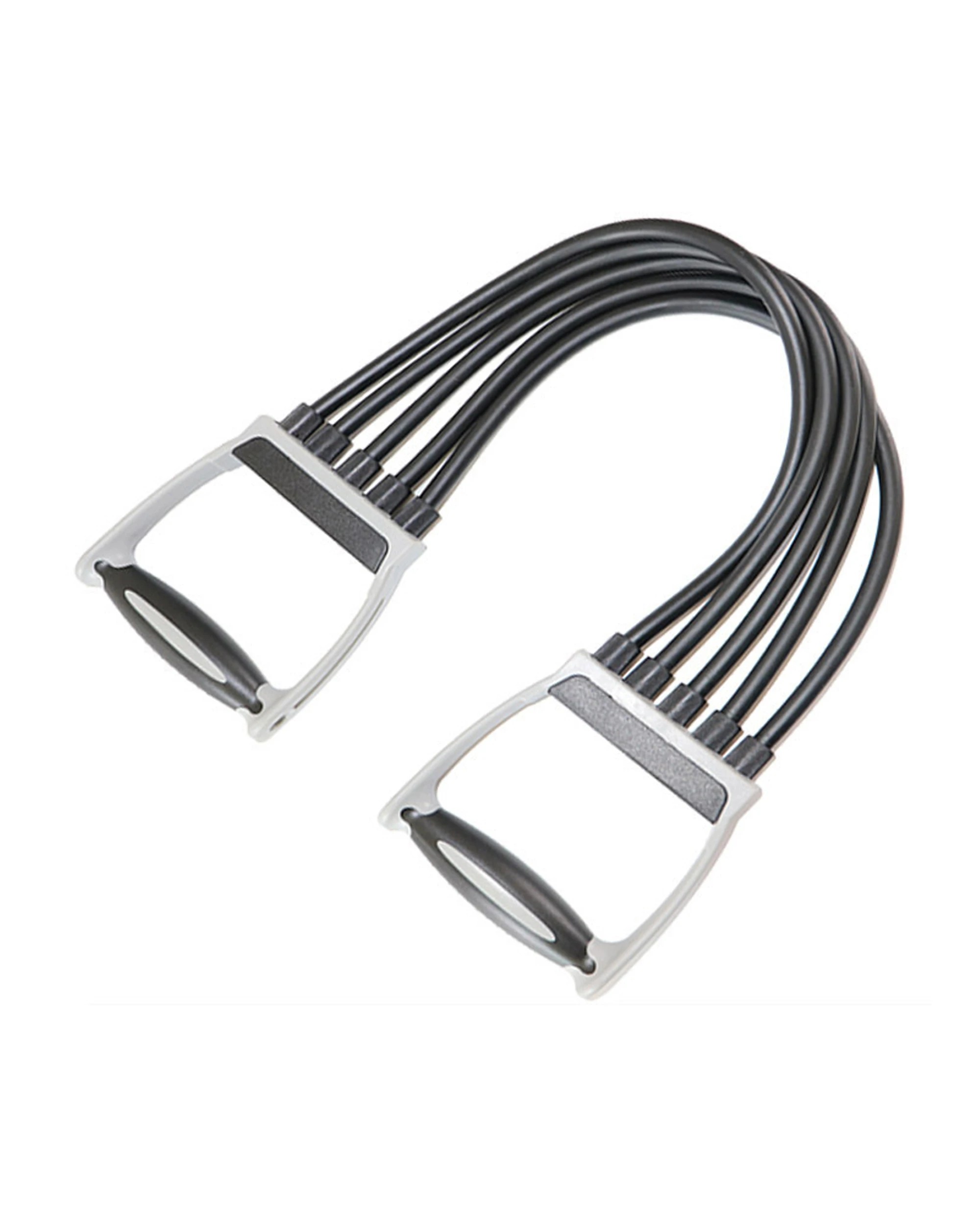 1 TODO Rubber Gym Strength Trainer Resistance Band Pull strap rope 100Kg Tension - Black, 1 of 4