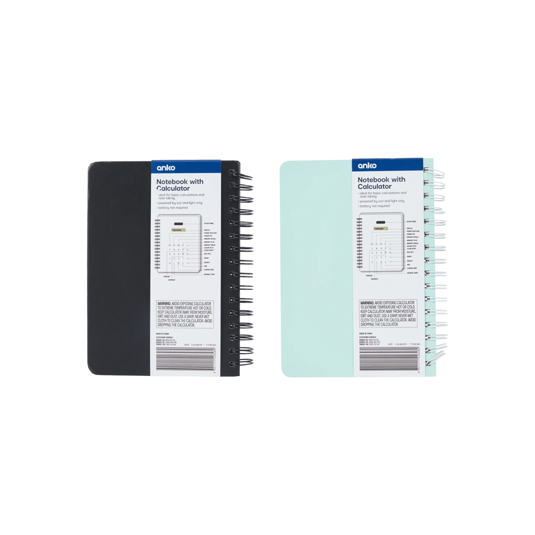 4 Notebook with Calculator - Assorted, 4 of 4