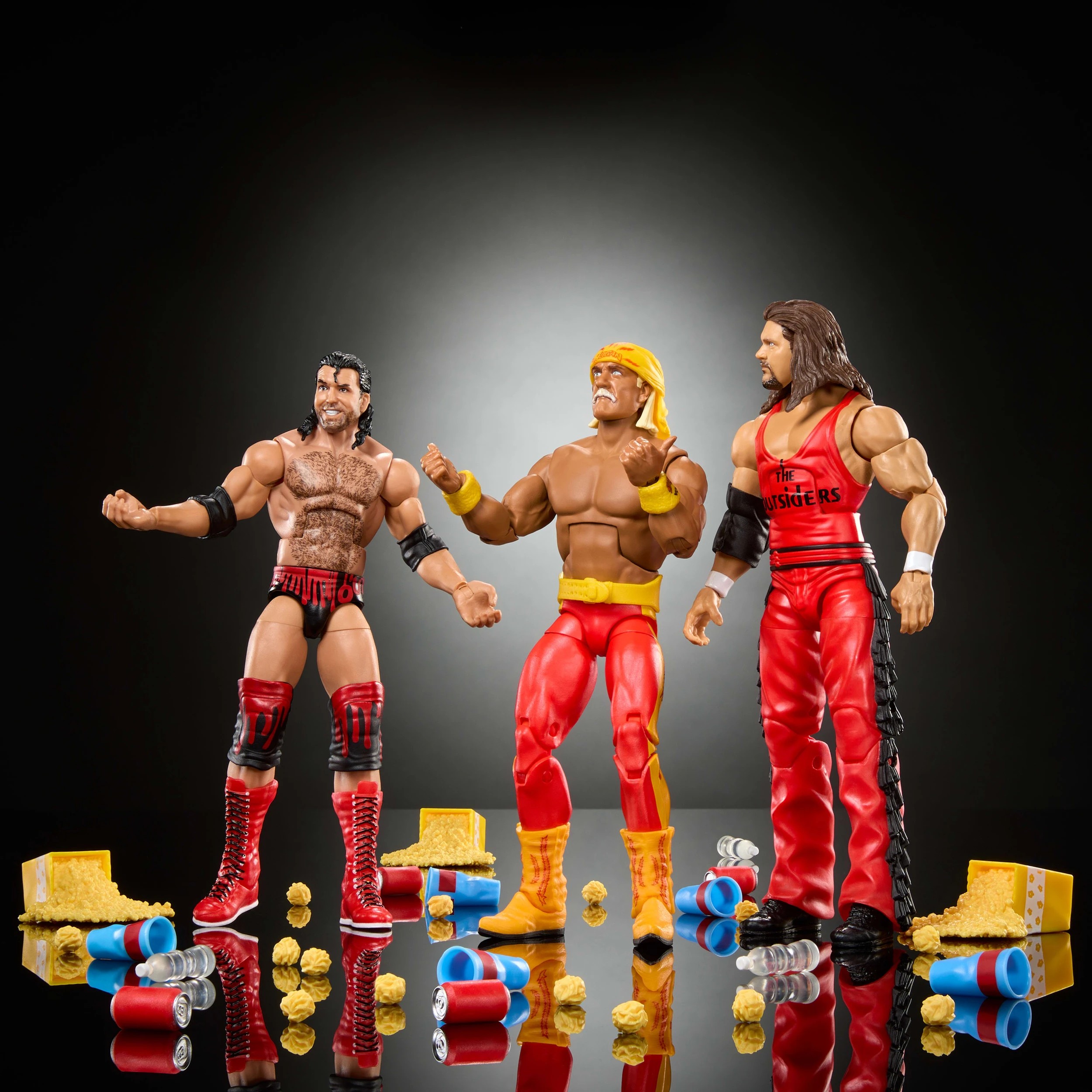 3 3 Pack WWE Elite Legacy Submission Match Action Figures & Accessories Set, 3 of 5
