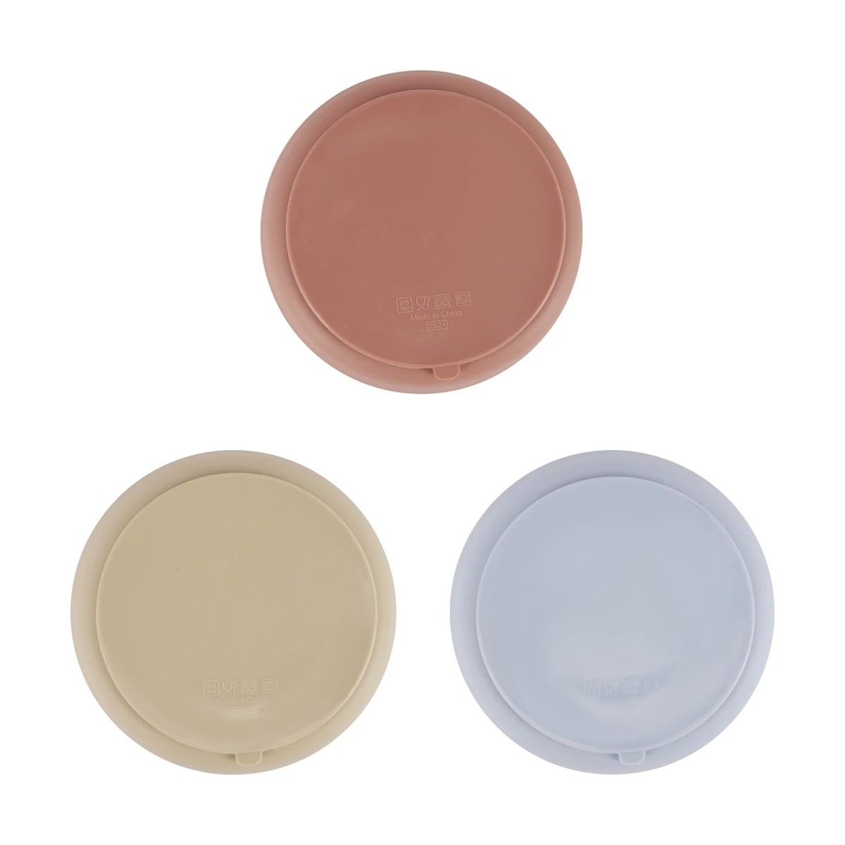 5 Silicone Suction Plate - Assorted, 5 of 6