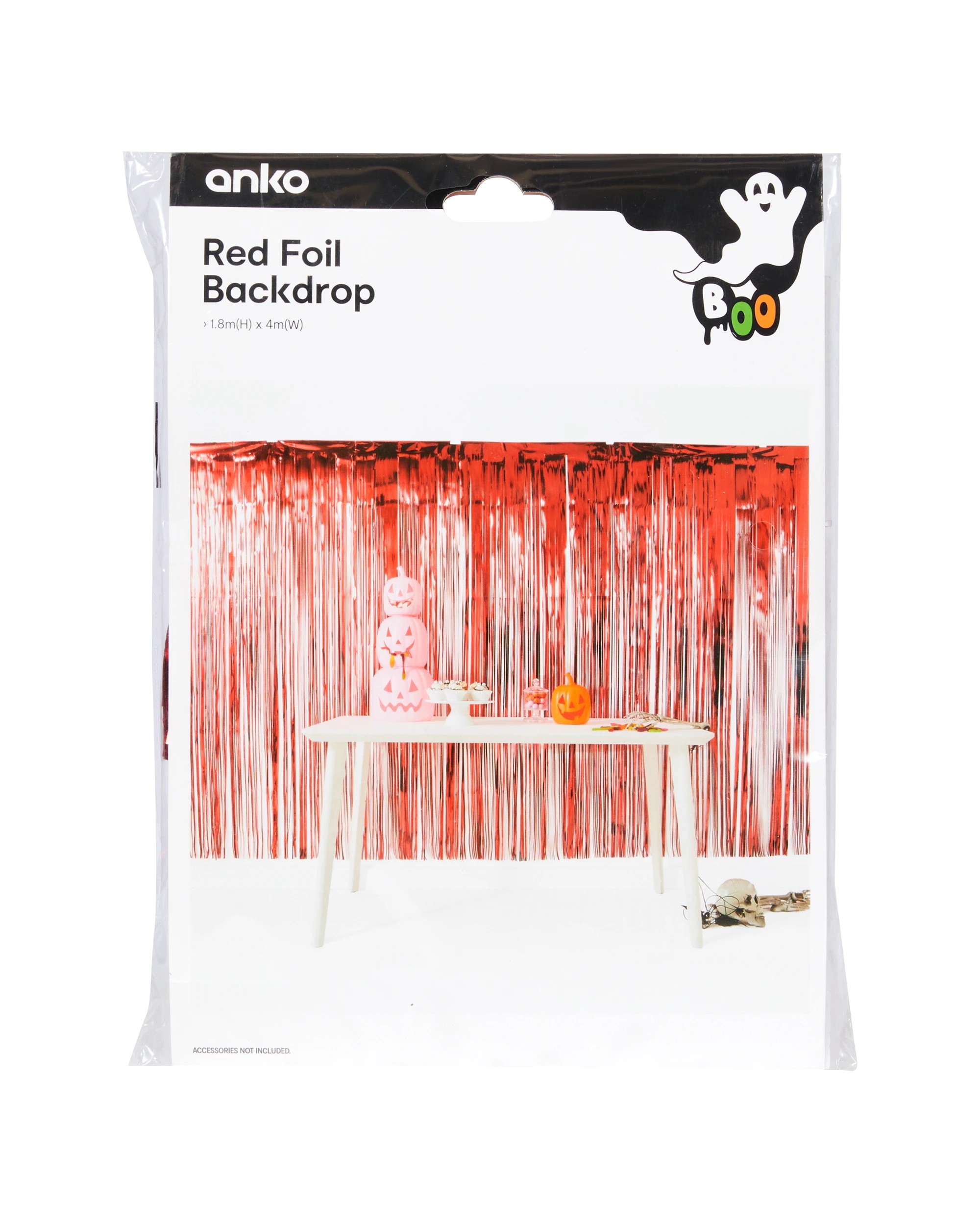 6 Red Foil Backdrop, 6 of 6