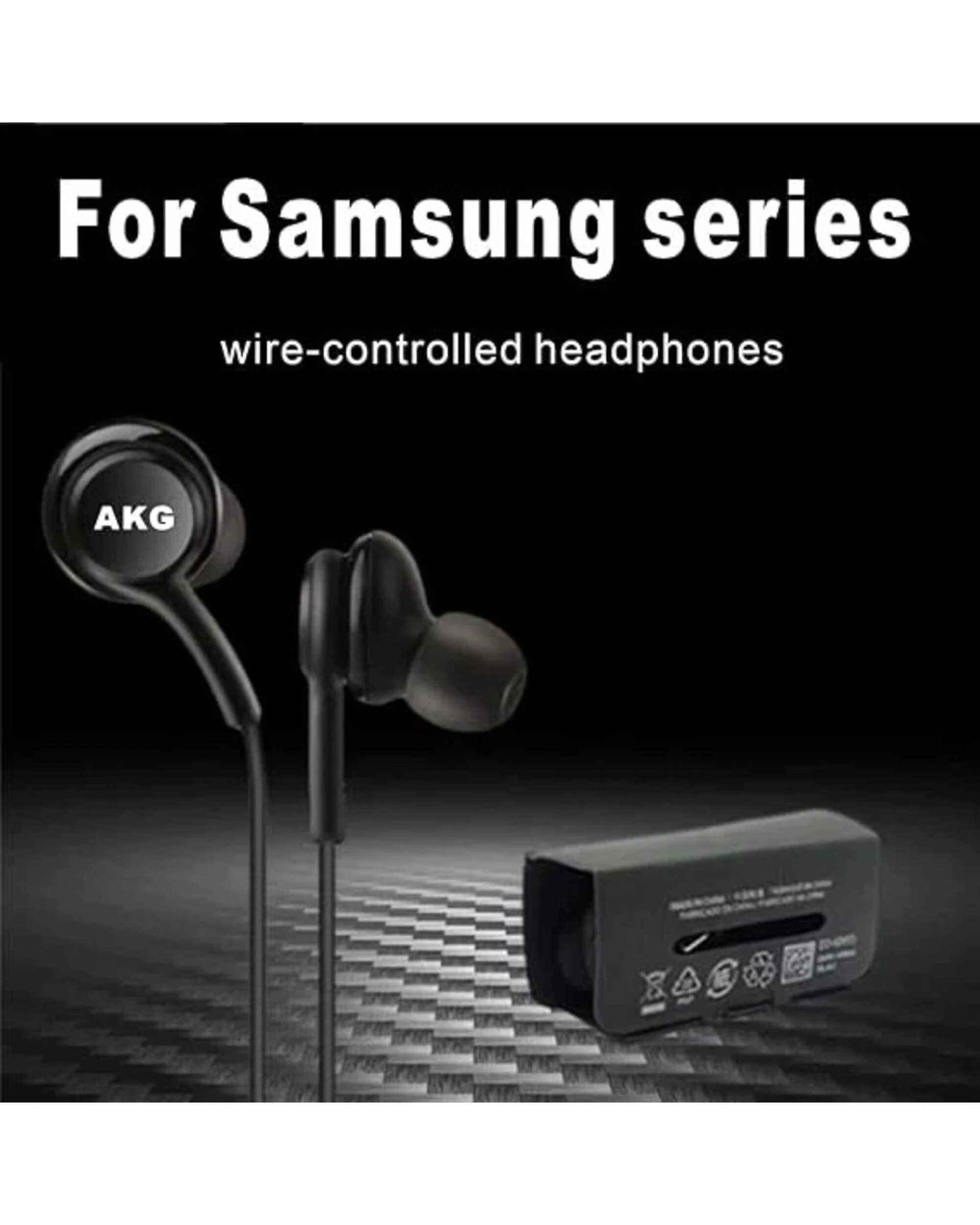 Samsung AKG EO-IG955 3.5mm AKG In-Ear Headphones w/ Built-in Remote [No ...