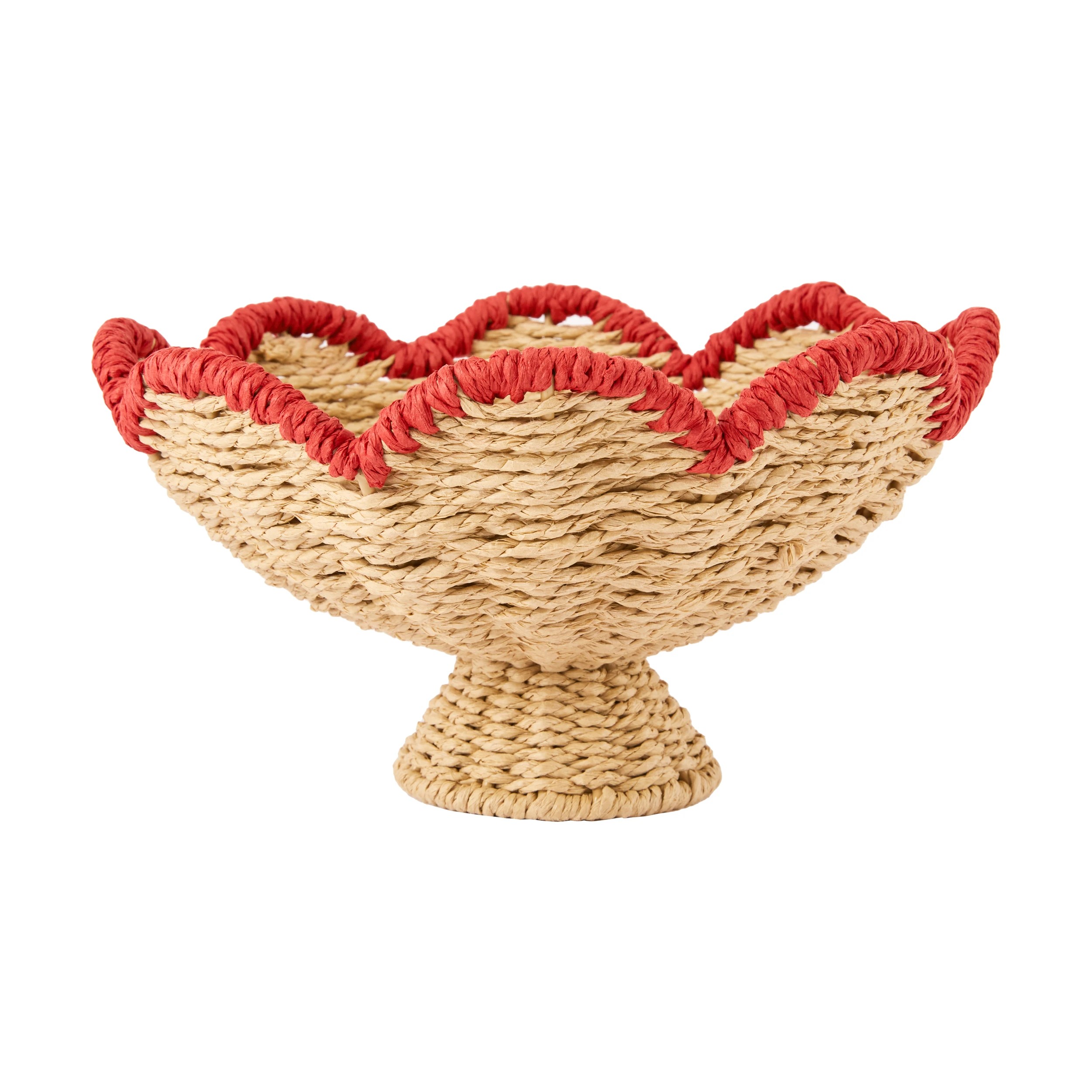 2 Red Edge Woven Bowl, 2 of 6