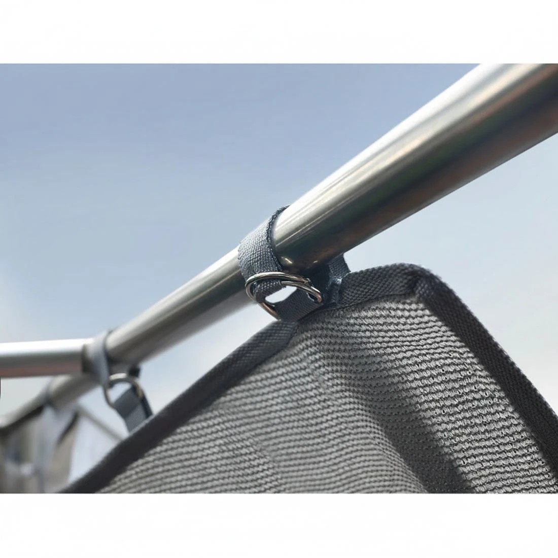 3 Caravan Privacy Screen Roll Out Awning 3.7X1.95M End Wall Side Sun Shade - Grey, 3 of 5