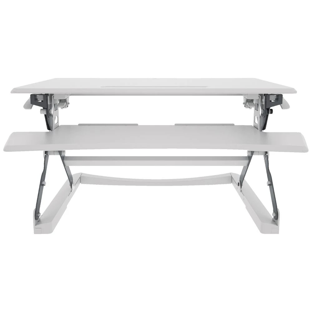 4 Stilford Professional Sit-Stand Adjustable Desk Riser White  Desks, Tables and Workstations, 4 of 10