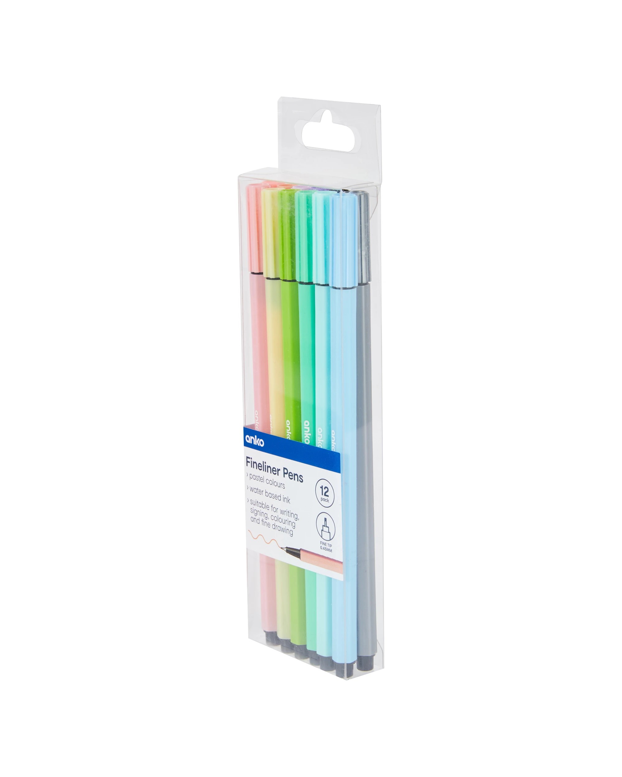 2 12 Pack Fineliner Pens - Pastel, 2 of 6
